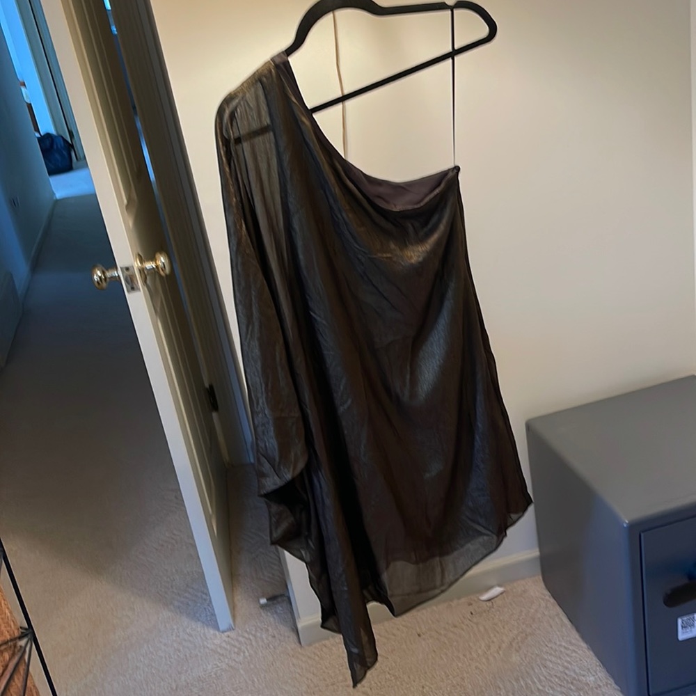 Halston Heritage One Shoulder Dress NWT